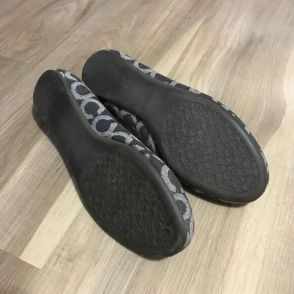 Coach Adessa Women's Signature Print Ballet Flats Size 8B - Picture 6 of 6